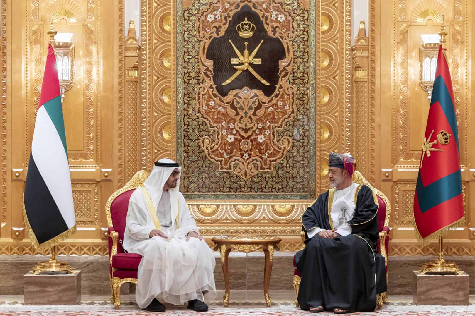 UAE President Oman Sultan Discuss Ties Collaboration TRENDS Mena