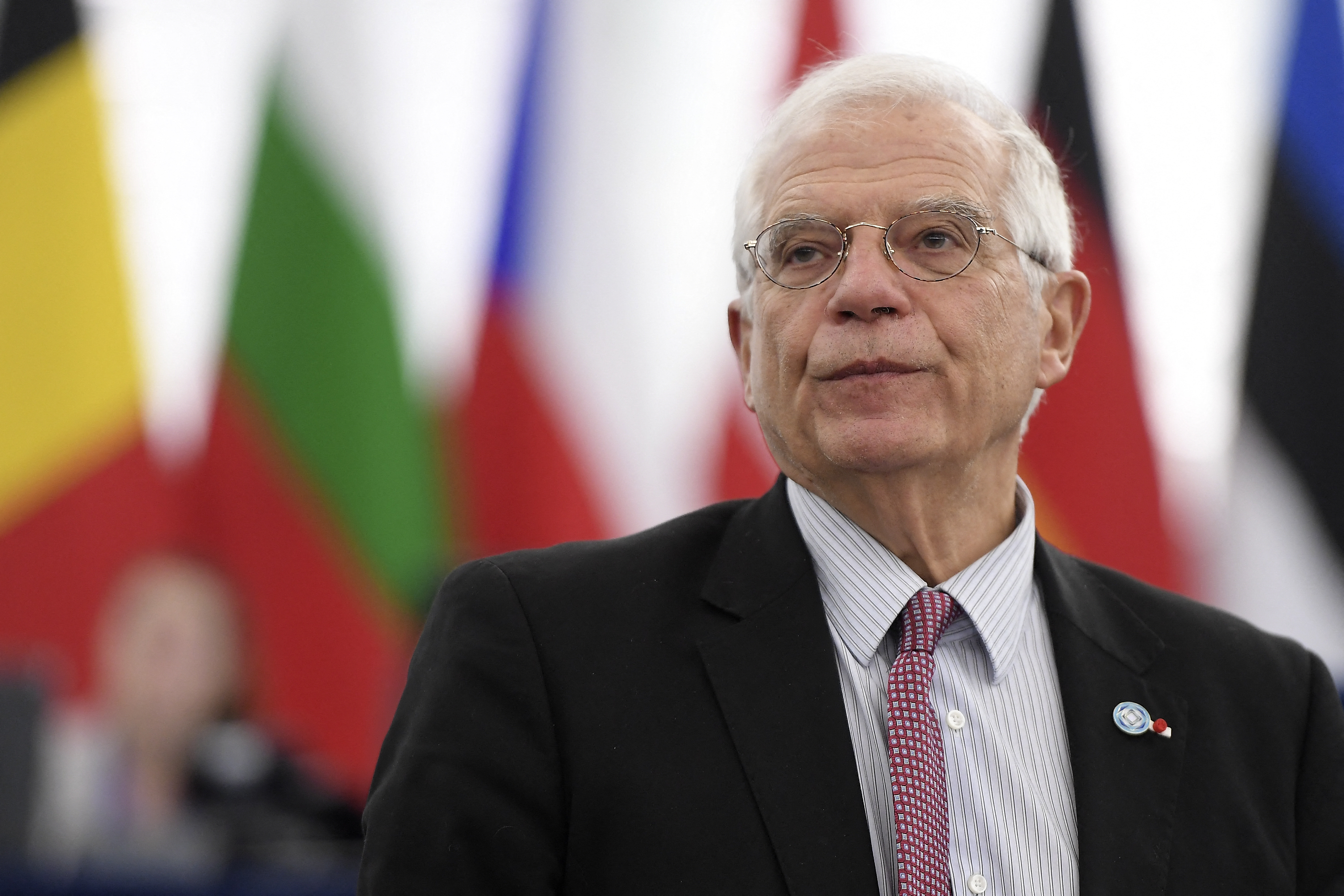 European Union foreign policy chief Josep Borell speaks during a debate at the European Parliament in this file photo. (AFP)