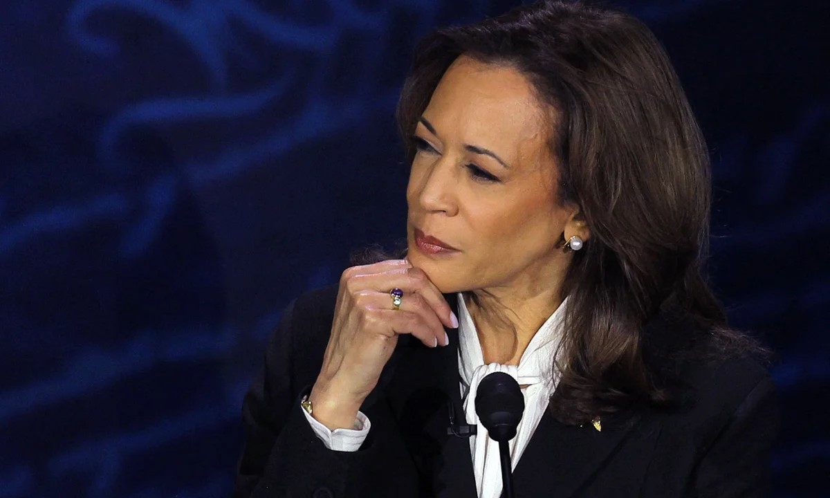 Kamala Harris gestures during a presidential debate on September 10, 2024. Two newspapers have decided to stop the decades-old practice of endorsing presidential candidate. (File)